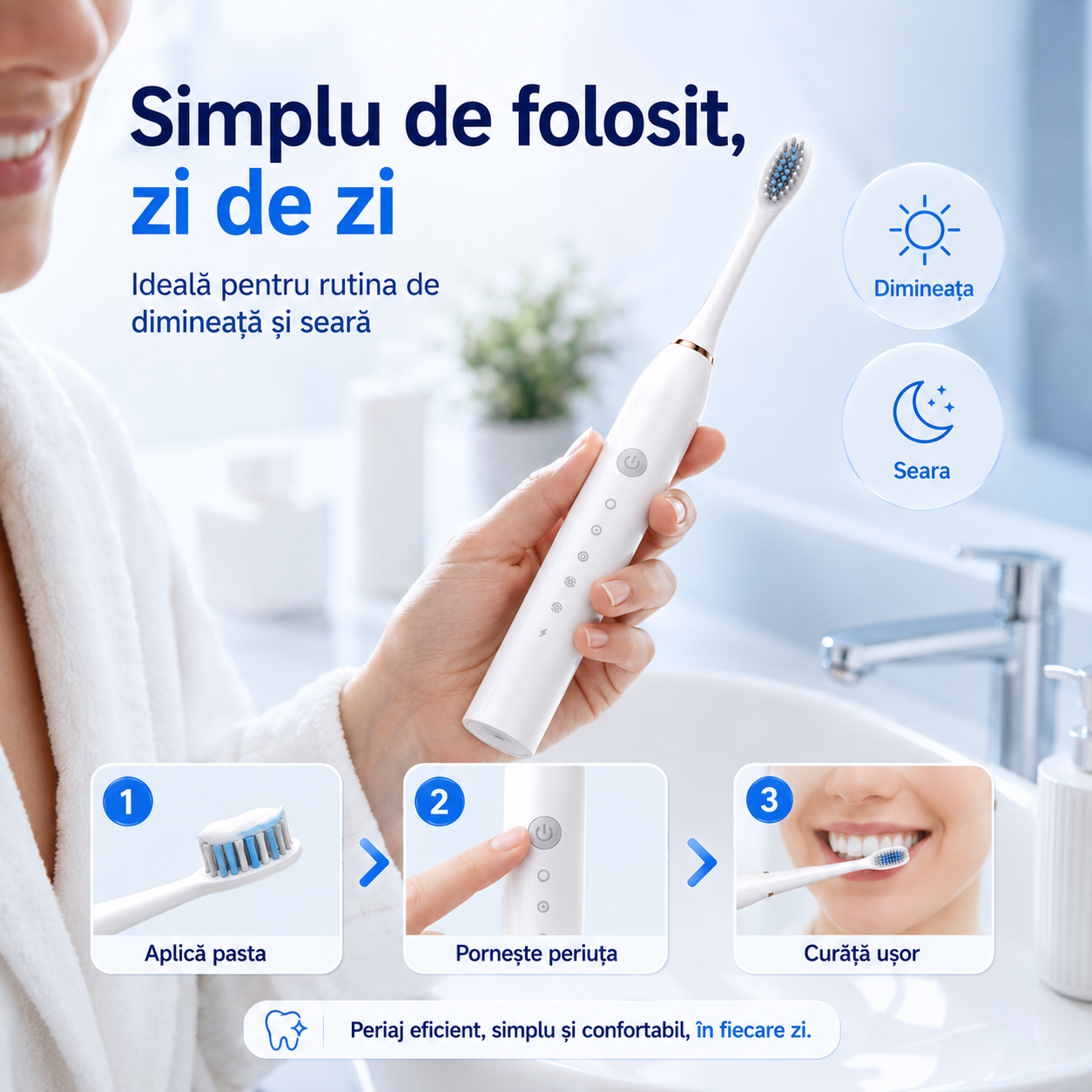 Pachet 2 în 1 - Periuță+Irigator - Rutină Orală Completă